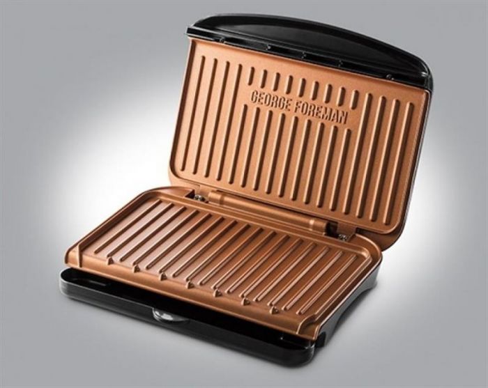 Електрогриль Russell Hobbs 25811-56 George Foreman Fit Grill Copper Medium