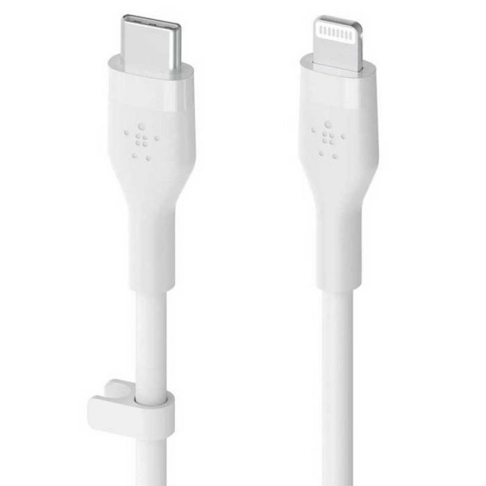 Кабель Belkin BoostCharge Flex Lightning-USB Type-C, 1 м White (CAA009bt1MWH) OEM