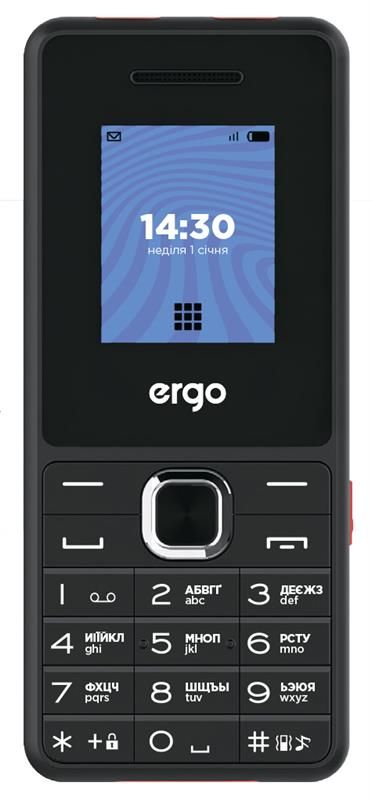 Мобiльний телефон Ergo E181 Dual Sim Black