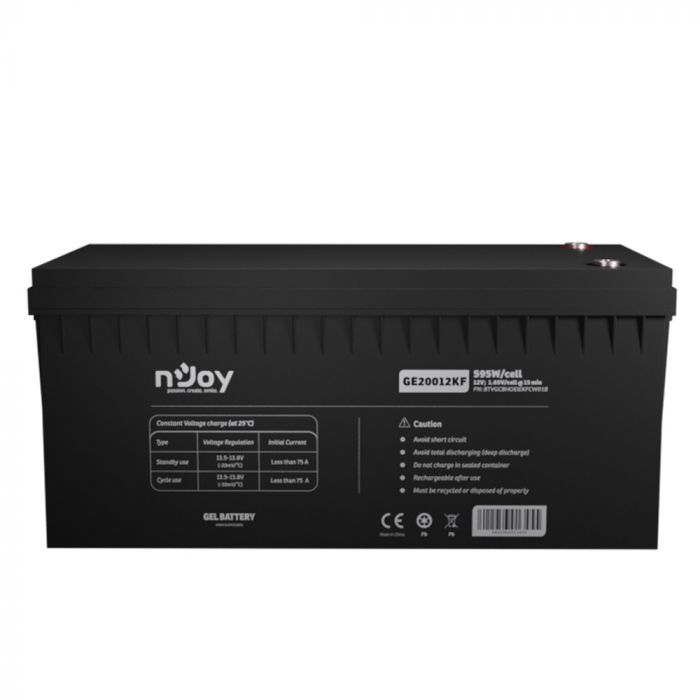 Акумуляторна батарея Njoy GE20012KF 12V 200AH (BTVGCBHOEIEKFCW01B) GEL