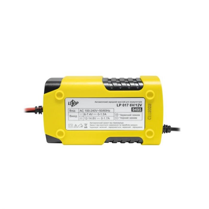 Зарядний пристрій для АКБ LogicPower AC-017 6V/12V 1.7A (LP9495)