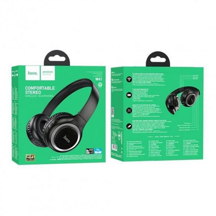 Bluetooth-гарнітура Hoco W41 Black (W41B)