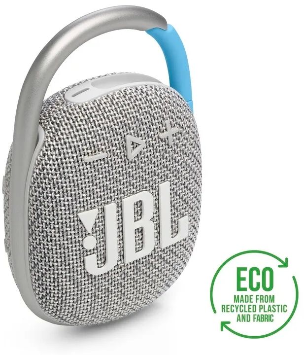 Акустична система JBL Clip 4 Eco White (JBLCLIP4ECOWHT)