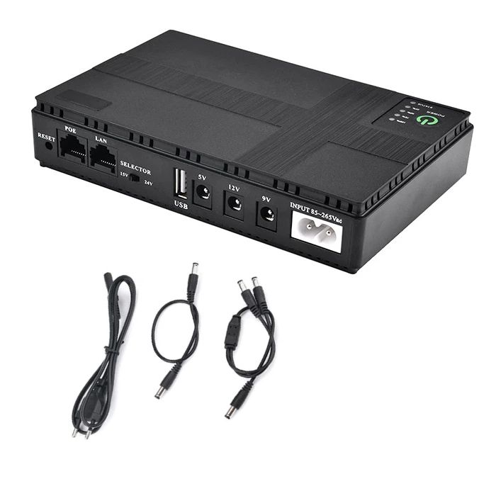 Джерело безперебійного живлення Mini Smart Portable UPS 10400 mAh 36W DC 5V/9V/12V (UA-102822)