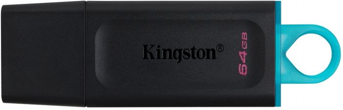 Флеш-накопичувач USB3.2 64GB Kingston DataTraveler Exodia Black/Teal (DTX/64GB)