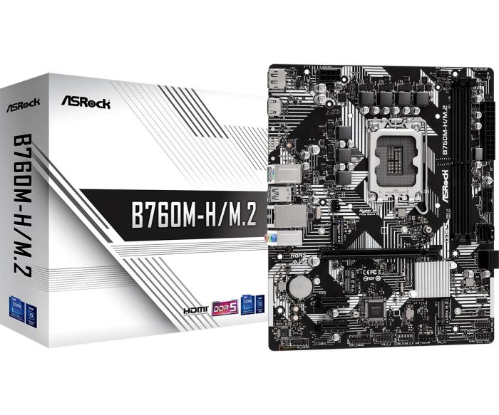 Материнська плата ASRock B760M-H/M.2 Socket 1700