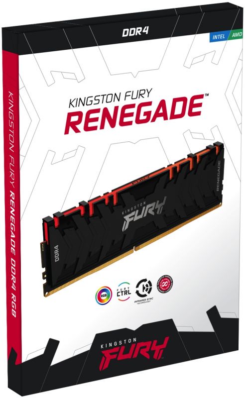 Модуль пам`яті DDR4 2x8GB/4000 Kingston Fury Renegade RGB (KF440C19RBAK2/16)