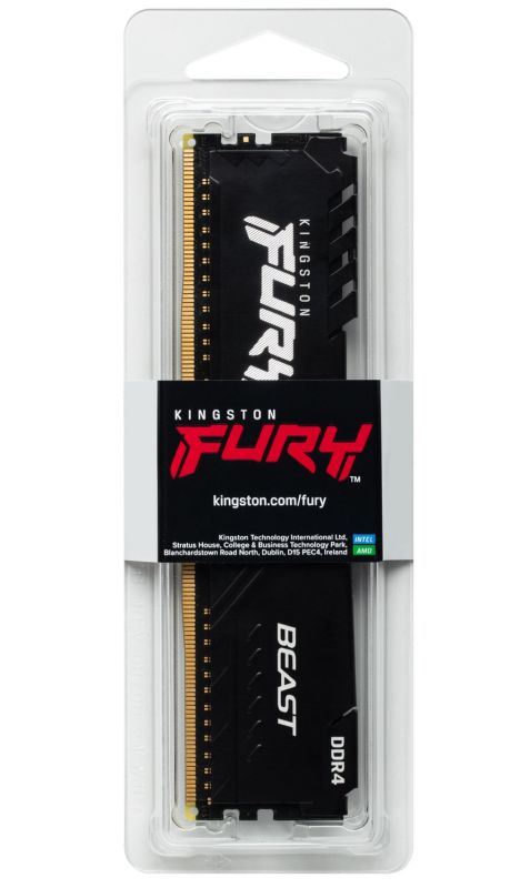 Модуль пам`ятi DDR4 32GB/2666 Kingston Fury Beast Black (KF426C16BB/32)