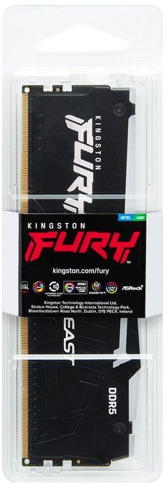 Модуль пам`яті DDR5 32GB/4800 Kingston Fury Beast RGB (KF548C38BBA-32)