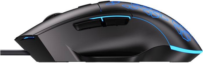 Мишка Aula F812 Wired gaming mouse with 7 keys Black (6948391213132)