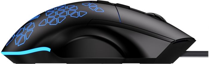 Мишка Aula F812 Wired gaming mouse with 7 keys Black (6948391213132)