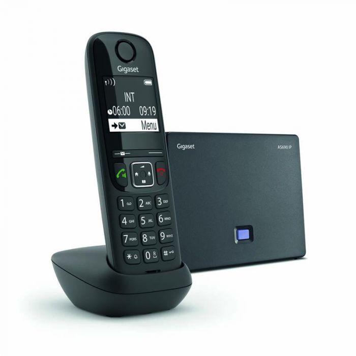 Радiотелефон DECT Gigaset AS690 IP Black (S30852H2813S301)