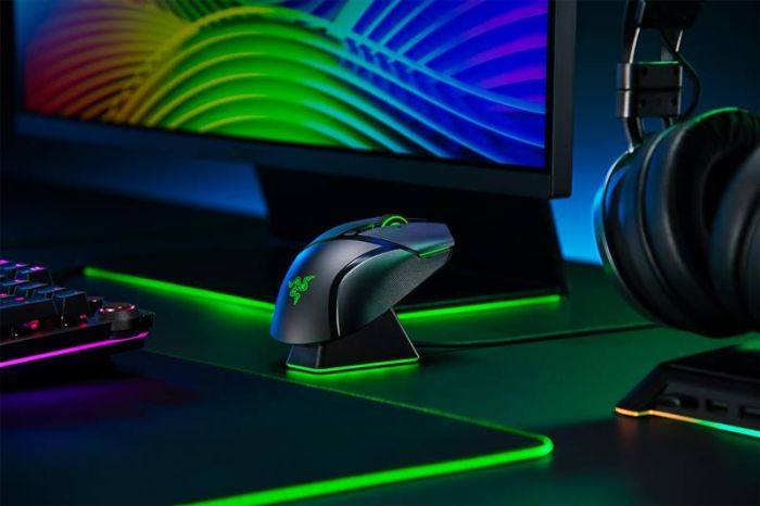 Мишка бездротова Razer Basilisk Ultimate Wireless Black with Mouse Dock (RZ01-03170100-R3G1)