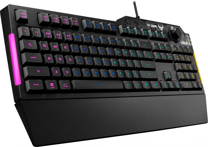 Клавіатура Asus TUF Gaming K1 USB Black UKR (90MP01X0-BKMA00)