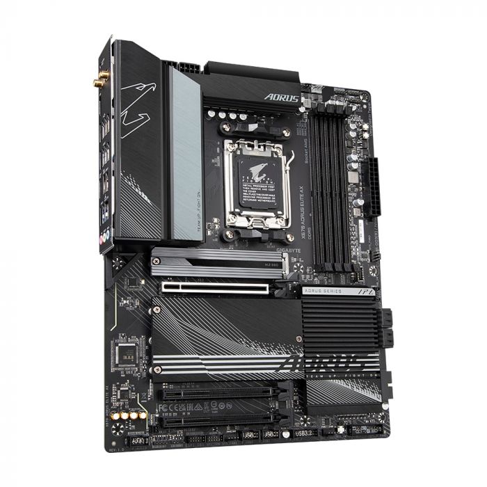 Материнська плата Gigabyte X670 Aorus Elite AX Socket AM5