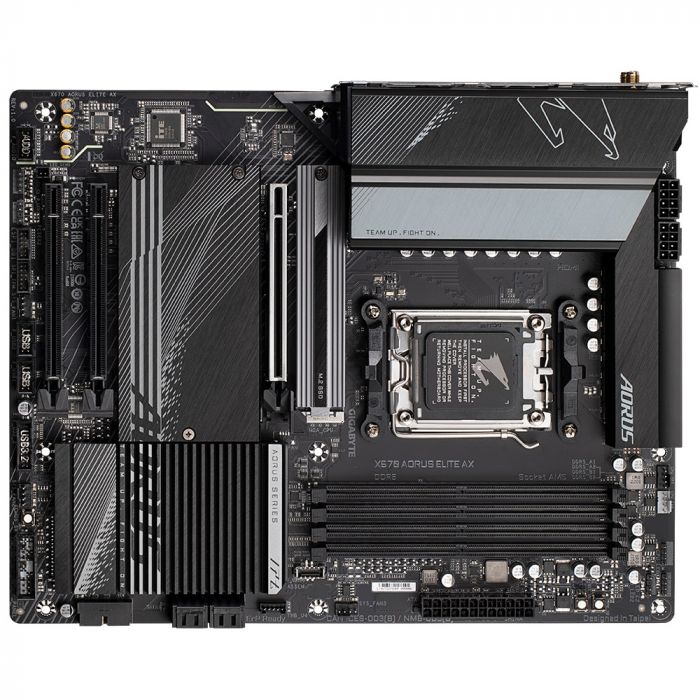 Материнська плата Gigabyte X670 Aorus Elite AX Socket AM5