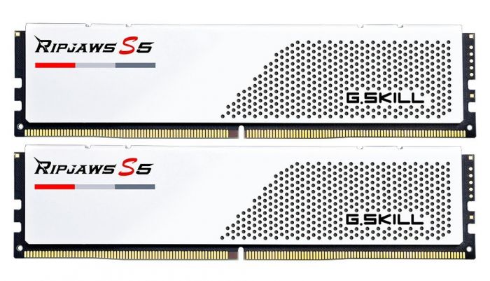 Модуль пам`ятi DDR5 2x16GB/6000 G.Skill Ripjaws S5 White (F5-6000J3040F16GX2-RS5W)