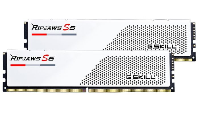 Модуль пам`ятi DDR5 2x16GB/6000 G.Skill Ripjaws S5 White (F5-6000J3040F16GX2-RS5W)