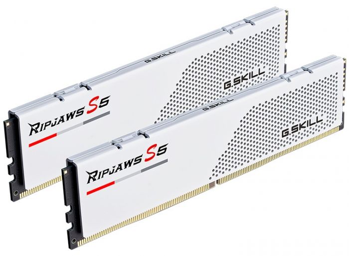 Модуль пам`ятi DDR5 2x16GB/6000 G.Skill Ripjaws S5 White (F5-6000J3040F16GX2-RS5W)