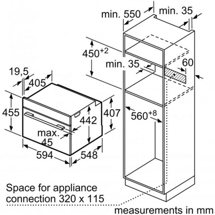 Духова шафа Bosch CDG634AS0