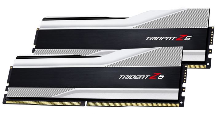 Модуль пам`ятi DDR5 2x16GB/6000 G.Skill Trident Z5 Silver (F5-6000J3040F16GX2-TZ5S)