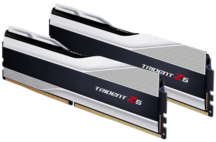 Модуль пам`ятi DDR5 2x16GB/6000 G.Skill Trident Z5 Silver (F5-6000J3040F16GX2-TZ5S)