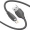 Кабель Baseus Jelly Liquid Silica Gel USB-Lightning, 2.4A, 2м Black (CAGD000101)