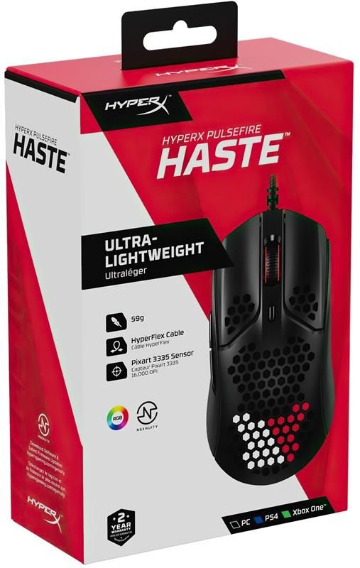 Мишка HyperX Pulsefire Haste Black (4P5P9AA)