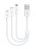 Кабель Ttec MiniCable Trio USB - Lightning + micro USB + USB Type-C (M/M), 0.3 м, White (2DK13)