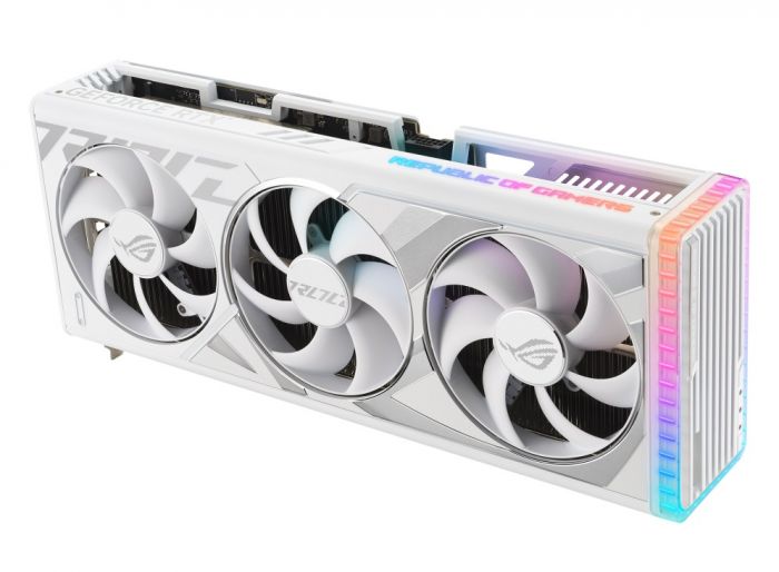 Відеокарта GF RTX 4090 24GB GDDR6X ROG Strix Gaming OC White Edition Asus (ROG-STRIX-RTX4090-O24G-WHITE)