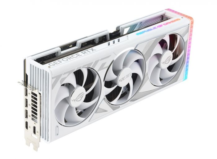 Відеокарта GF RTX 4090 24GB GDDR6X ROG Strix Gaming OC White Edition Asus (ROG-STRIX-RTX4090-O24G-WHITE)