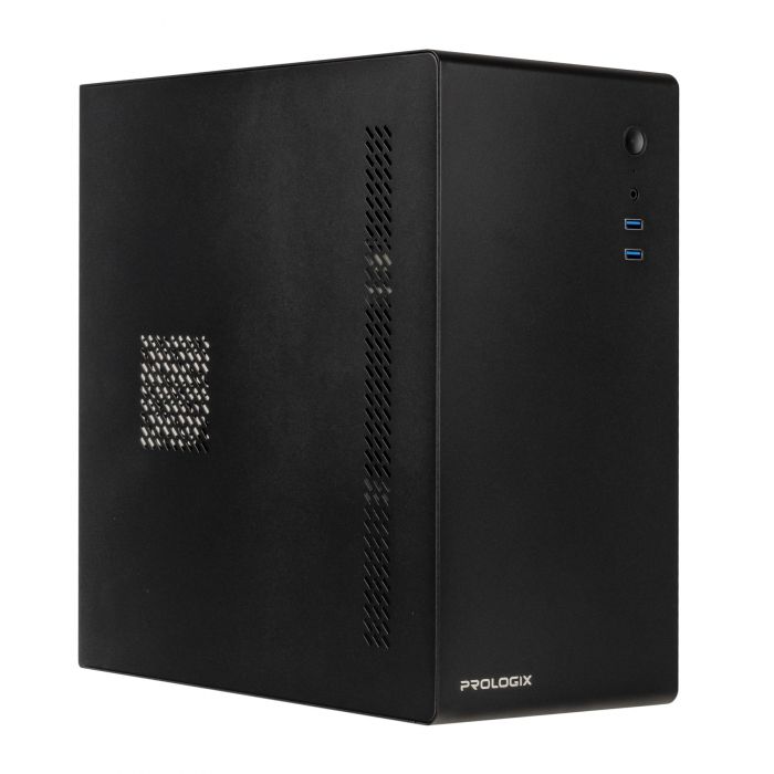 Корпус Prologix E105 400W 12см, 2xUSB3.0, Black