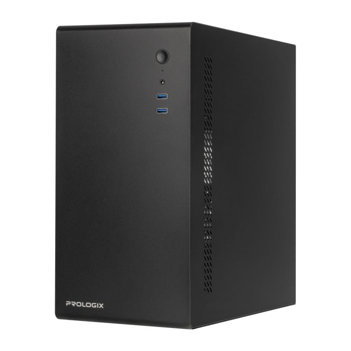 Корпус Prologix E105 400W 12см, 2xUSB3.0, Black