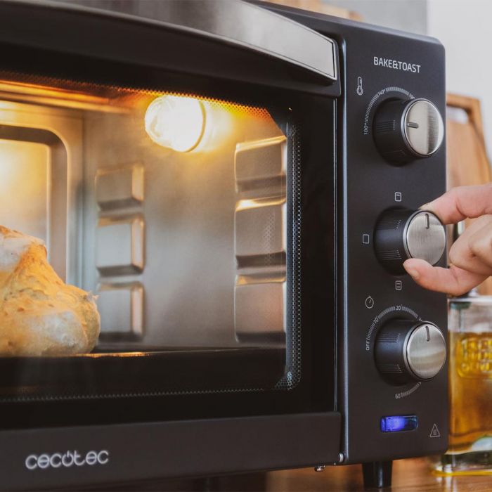 Електропіч Cecotec Mini oven Bake&Toast 2400 Black (CCTC-02226)