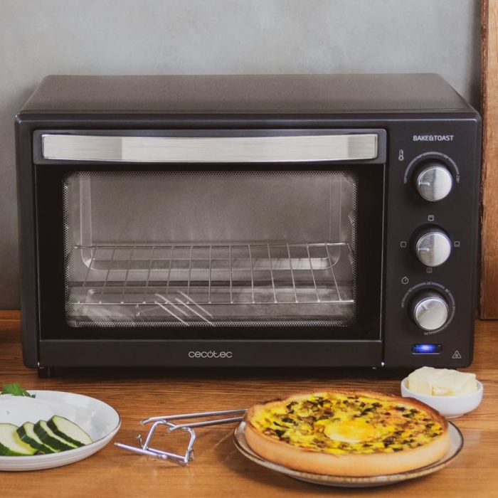 Електропіч Cecotec Mini oven Bake&Toast 2400 Black (CCTC-02226)