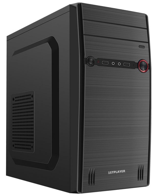 Корпус 1stPlayer M5-500PLS 12см Black 2хUSB3.0