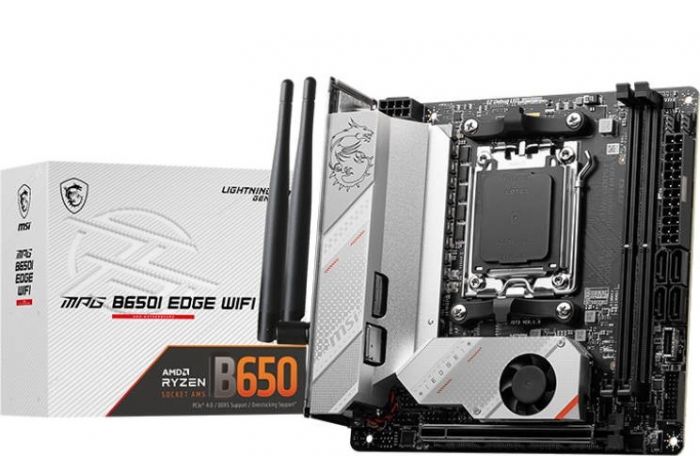 Материнська плата MSI MPG B650I Edge WiFi Socket AM5