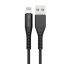 Кабель Grand-X USB - Lightning (M/M), 1.2 м, Black (FL-12B)