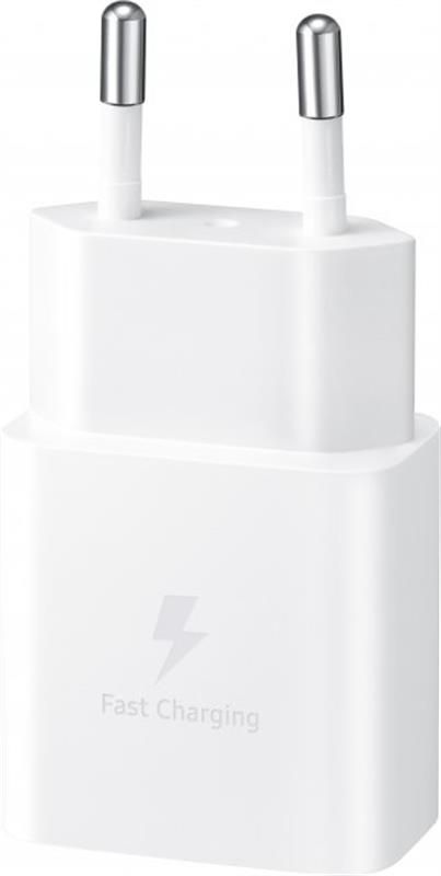 Мережевий зарядний пристрій Samsung 15W (1USBx3A) White (EP-T1510XWEGRU) + кабель Type-C