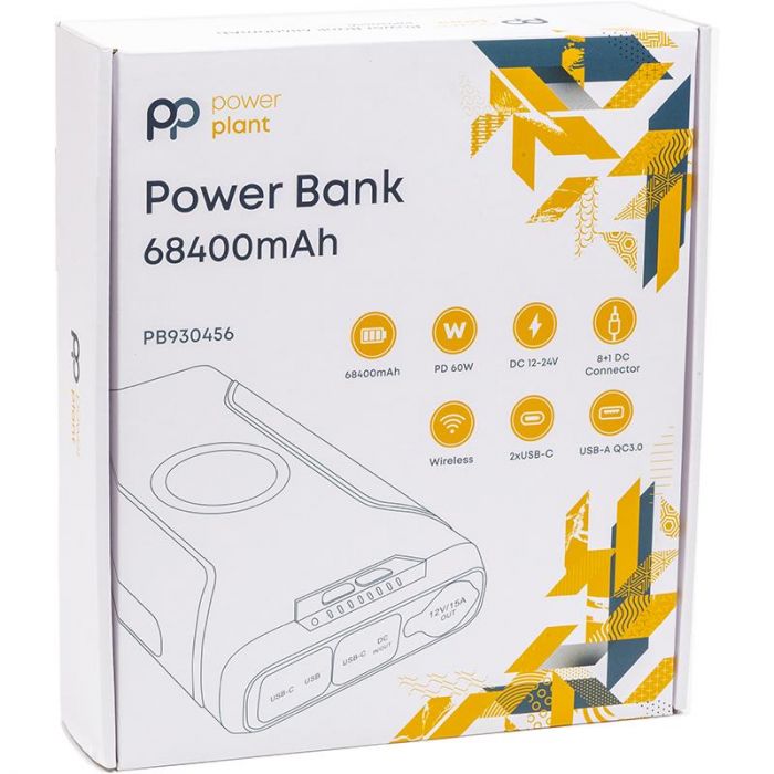 Універсальна мобільна батарея PowerPlant 72000mAh, Wireless (PB930456)