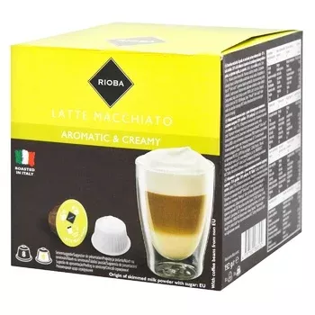 Кава Rioba Latte Macchiato Aromatic&Creamy в капсулах 16шт
