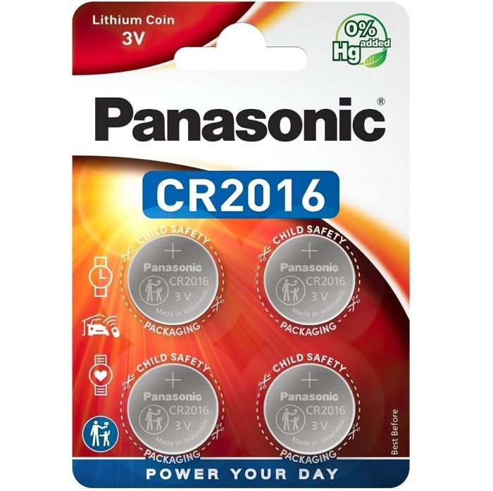 Батарейка Panasonic CR 2016 BL 4шт