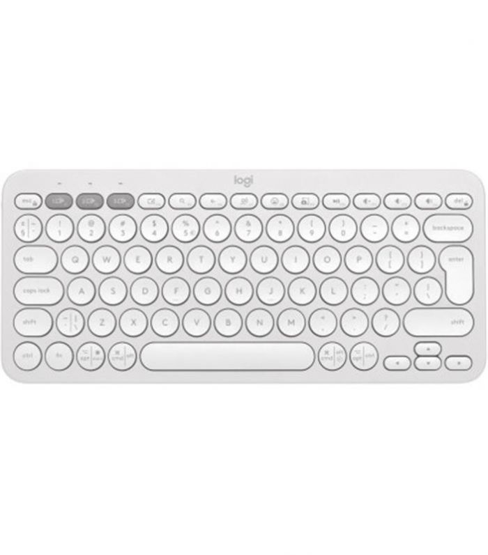 Клавiатура Logitech Pebble Keys 2 K380s White (920-011852)