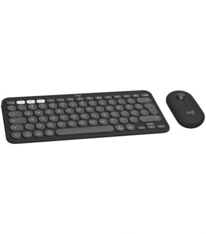 Комплект (клавіатура, миша) бездротовий Logitech Pebble 2 Combo for Mac Graphite (920-012244)