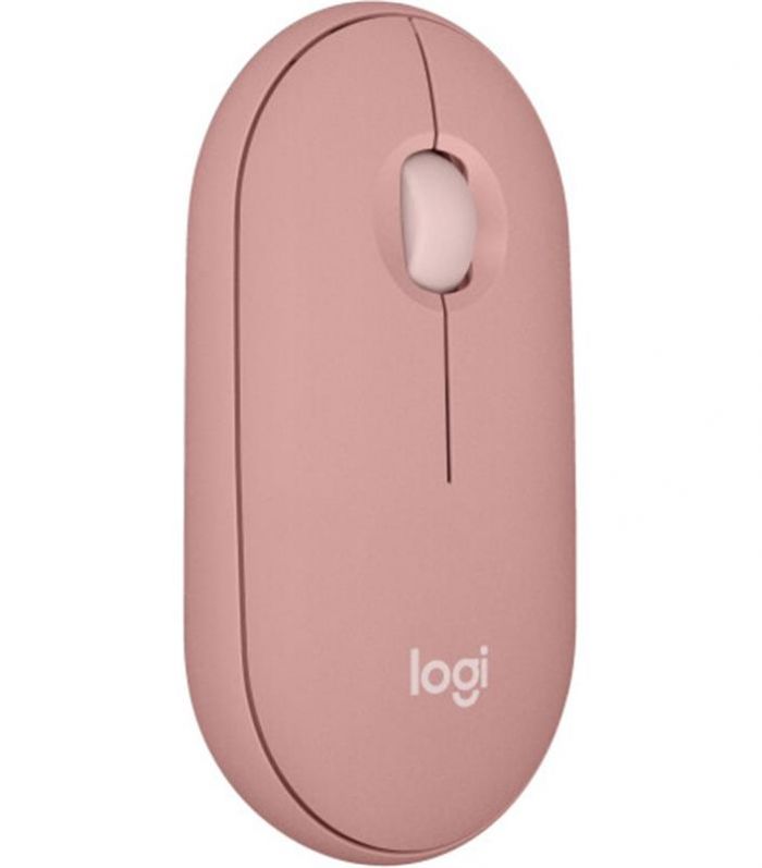 Мишка бездротова Logitech Pebble Mouse 2 M350s Rose (910-007014)