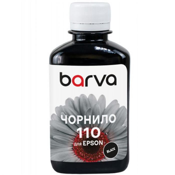 Чорнило Barva Epson 110 BK (Black) (E110-725) 180 мл