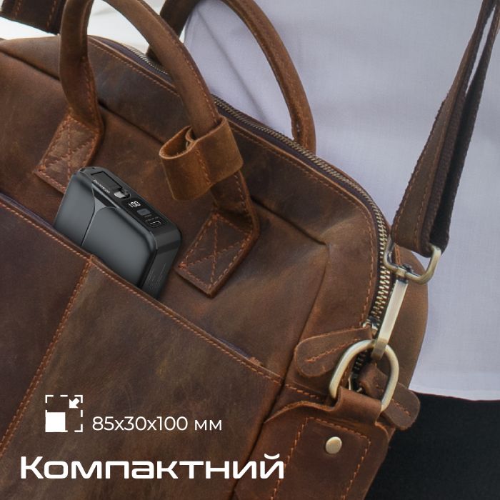 Універсальна мобільна батарея Promate PowerPack-20Pro Black 20000mAh