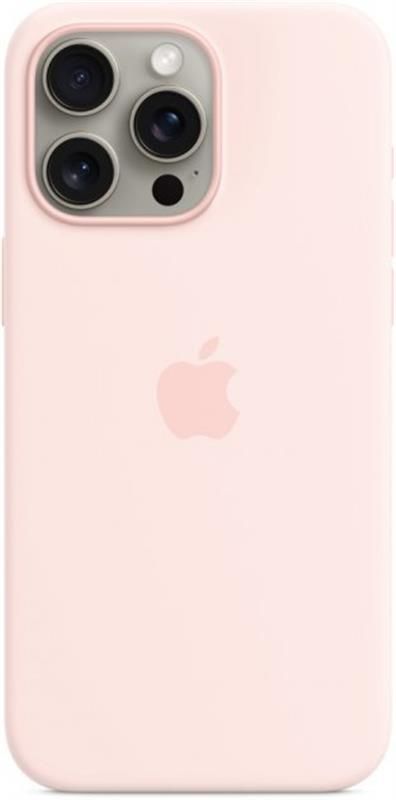 Чохол-накладка Apple Silicone Case with MagSafe для Apple iPhone 15 Pro Max Light Pink (MT1U3)