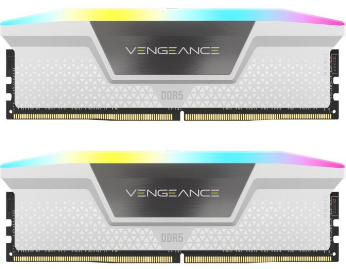 Модуль пам`ятi DDR5 2x16GB/6400 Corsair Vengeance RGB White (CMH32GX5M2B6400C36W)