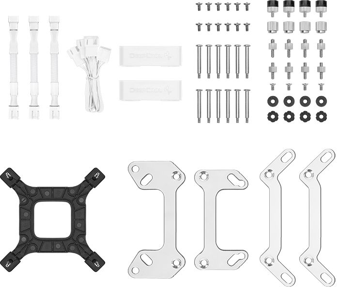 Система водяного охолодження DeepCool LT720 WH (R-LT720-WHAMNF-G-1)